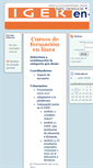 Mobile Screenshot of educacionenlinea.iger.edu.gt