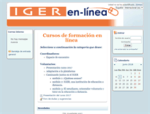 Tablet Screenshot of educacionenlinea.iger.edu.gt